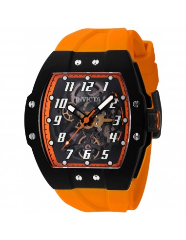 Invicta Men's Automatic Watch - JM Correa Titanium Case Orange Rubber Strap | 44408 plus qu'un jeu 