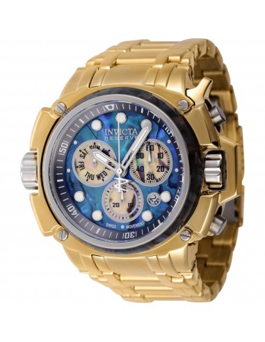 Invicta Men's Watch - Coalition Forces Chrono Yellow Gold Steel Bracelet | 44967 pour bénéficier 