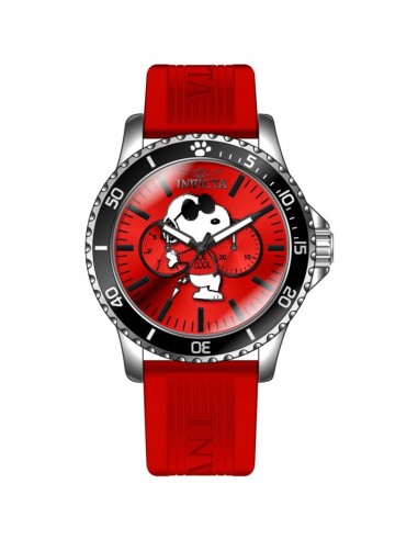 Invicta Men's Watch - Character Collection Snoopy Quartz Red Rubber Strap | 45389 de France