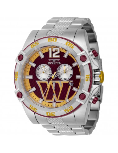 Invicta Men's Watch - NFL Washington Commanders Red, Orange, Silver Tone Dial | 45417 suggérées chez