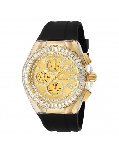 Technomarine Men's Watch - Cruise Glitz Chronograph Gold Tone Dial Strap | TM-121013 Economisez 