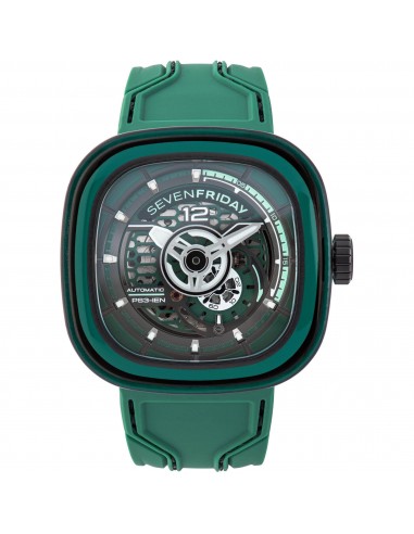 SevenFriday Men's Watch - PS Series CCG Automatic Green Silicone Rubber Strap | PS3-05 50-70% off 