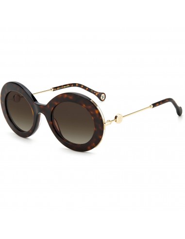 Carolina Herrera Women's Sunglasses - Havana Round Full Rim Frame | CH 0020/s 0086 à prix réduit toute l'année