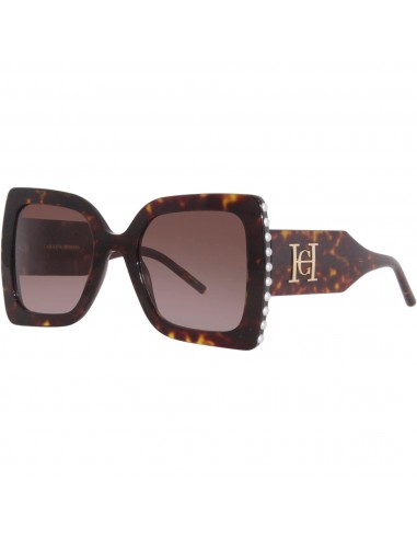 Carolina Herrera Women's Sunglasses - Havana Butterfly Full Rim Frame | CH 0001/s 0086 de pas cher