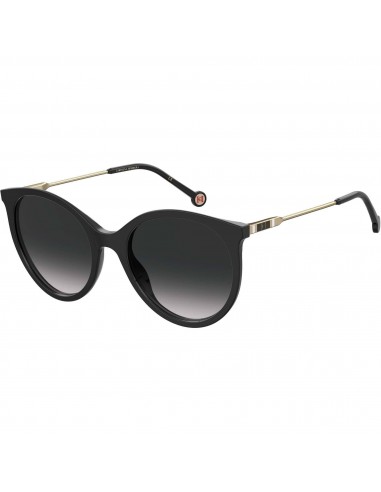 Carolina Herrera Women's Sunglasses - Black Round Full Rim Frame | CH 0069/S 0807 paiement sécurisé