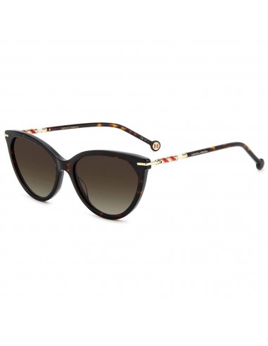 Carolina Herrera Women's Sunglasses - Havana Cat Eye Acetate/Metal | HER 0093/s 0086 france