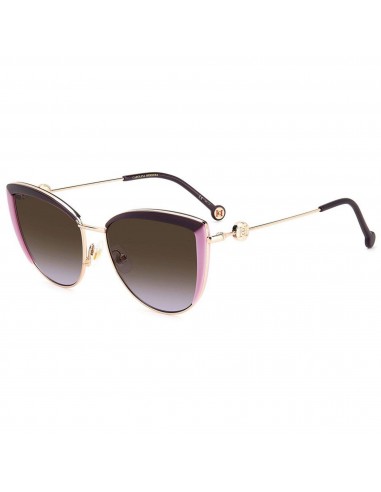 Carolina Herrera Women's Sunglasses - Violet Lilac Cat Eye Frame | HER 0112/S 0RY8 2023