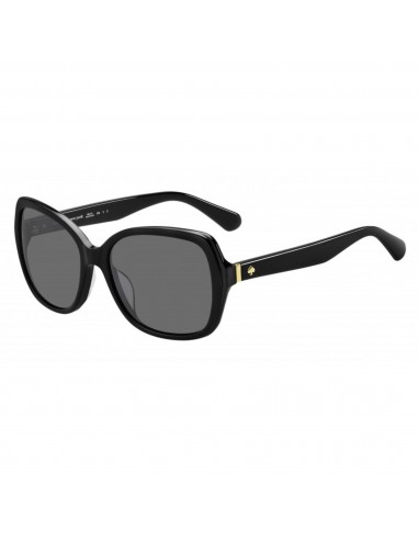 Kate Spade Women's Sunglasses - Black Acetate Full Rim Frame Grey Lens | KARALYN/S 806 vous aussi creer 