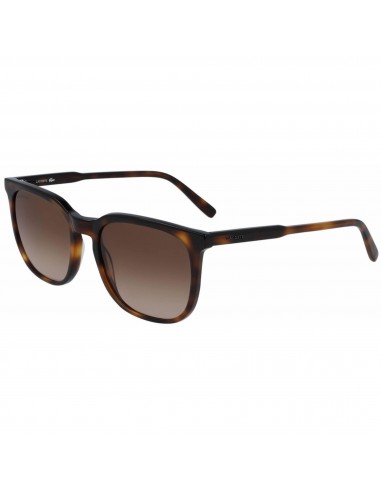 Lacoste Men's Sunglasses - Light Havana/Black Acetate Square Shape Frame | L925S 219 50% de réduction en Octobre 2024