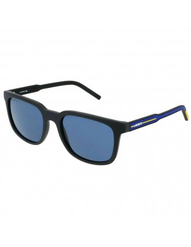 Lacoste Men's Sunglasses - Blue Lens Matte Black Injected Full Rim Frame | L948S 001 pas chere