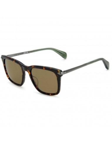 Rag and Bone Men's Sunglasses - Havana Khaki Frame Green Lens | RNB5044/S 04N3 2024