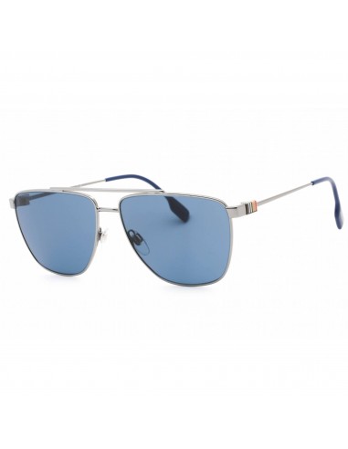 Burberry Men's Sunglasses - Gunmetal Frame Dark Blue Lens | 0BE3141 100380 livraison gratuite