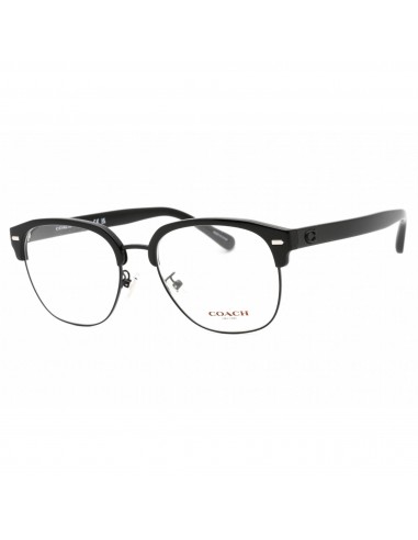 Coach Men's Eyeglasses - Black/Satin Black Full Rim Frame Clear Lens | 0HC6198 5002 Véritable concentré