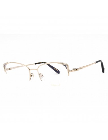 Chopard Women's Eyeglasses - Gold Half Rim Cat Eye Frame Clear Lens | VCHD81S 0594 2023