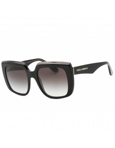 Dolce & Gabbana Women's Sunglasses - Black Full Rim Rectangular Frame | 0Dg4414 501/8G en ligne des produits 