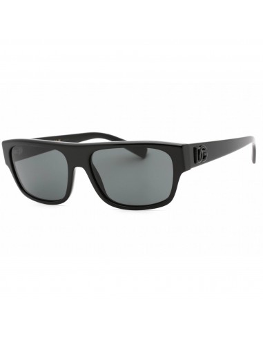 Dolce & Gabbana Men's Sunglasses - Black Plastic Rectangular Frame | 0Dg4455 501/87 vente chaude votre 