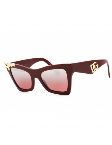 Dolce & Gabbana Women's Sunglasses - Bordeaux Plastic Cat Eye Frame | 0Dg4434 30917E les ctes