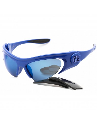 Dolce & Gabbana Unisex Sunglasses - Blue Plastic Wraparound Frame | 0Dg6192 309455 prix pour 