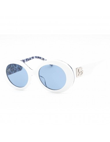 Dolce & Gabbana Women's Sunglasses - White On Blue Maiolica Frame | 0Dg4448F 337155 À commander