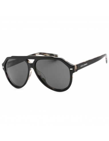 Dolce & Gabbana Men's Sunglasses - Black On Grey Tortoise | 0Dg4452F 340387 Amélioration de cerveau avec