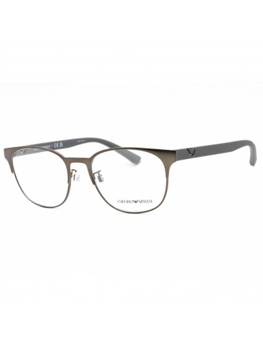 Emporio Armani Men's Eyeglasses - Matte Gunmetal Full Rim Round Frame | 0EA1139 3003 la livraison gratuite