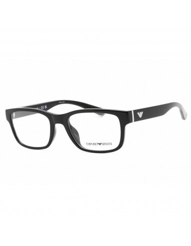 Emporio Armani Men's Eyeglasses - Black Full Rim Rectangular Frame | 0EA3201U 5017 ou a consommer sur place