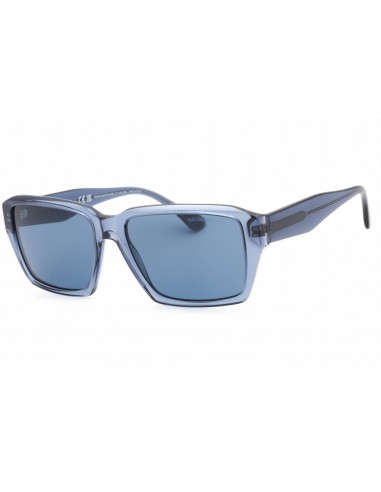 Emporio Armani Women's Sunglasses - Shiny Transparent Blue Plastic | 0EA4186 507280 de pas cher