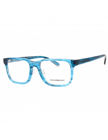 Emporio Armani Women's Eyeglasses - Striped Blue Rectangular Frame | 0EA3218F 5311 offre 