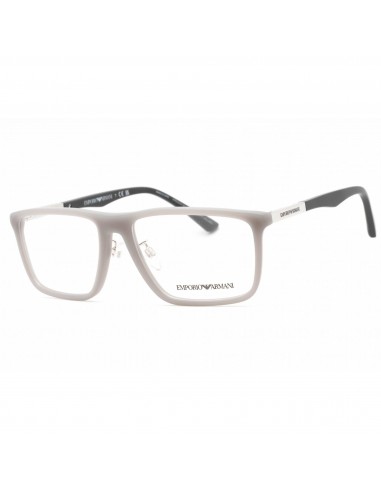 Emporio Armani Men's Eyeglasses - Matte Grey Plastic Full Rim Frame | 0EA3221F 5126 Les êtres humains sont 