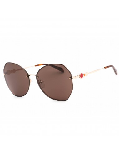 Emilio Pucci Women's Sunglasses - Shiny Rose Gold Metal Butterfly Frame | Ep0178 28E en stock