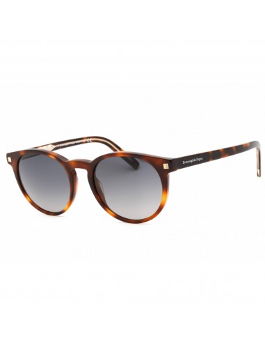 Ermenegildo Zegna Men's Sunglasses - Dark Havana Plastic Full Rim Frame | EZ0172 52B d'Europe débarque