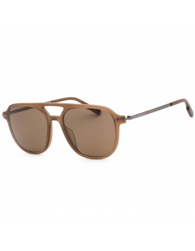 Ermenegildo Zegna Men's Sunglasses - Dark Brown/Other Plastic Full Rim | EZ0191 50E 50% de réduction en Octobre 2024