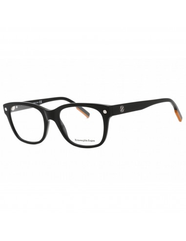 Ermenegildo Zegna Men's Eyeglasses - Shiny Black Plastic Full Rim Frame | EZ5230 001 Découvrez la collection