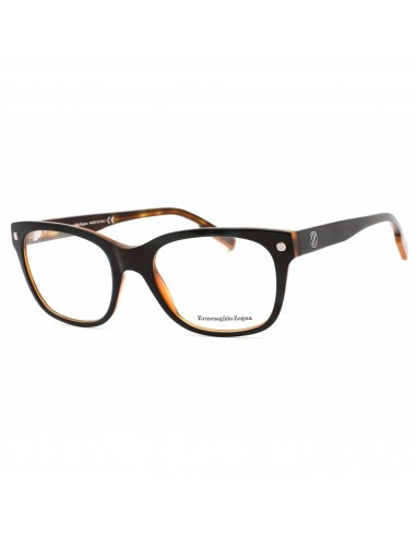 Ermenegildo Zegna Men's Eyeglasses - Shiny Dark Green Rectangular Frame | EZ5230 096 du meilleur 