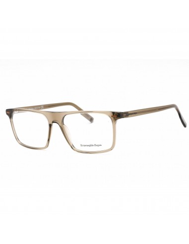 Ermenegildo Zegna Men's Eyeglasses - Mastic Plastic Rectangular Frame | EZ5243 051 Vous souhaitez 