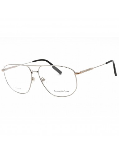 Ermenegildo Zegna Men's Eyeglasses - Matte Dark Nickeltin Titanium Frame | EZ5242 007 pas cher