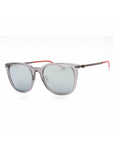 Hugo Boss Men's Sunglasses - Silver Lens Grey Plastic Frame | BOSS 1347/F/SK 0KB7 DC de France