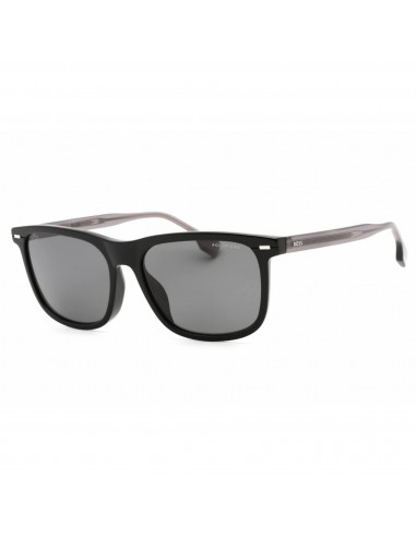 Hugo Boss Men's Sunglasses - Grey Polarized Lens Black Frame | BOSS 1402/F/S 0807 M9 meilleur choix