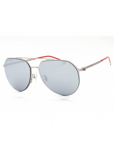 Hugo Boss Men's Sunglasses - Matte Ruthenium Grey Metal Frame | BOSS 1404/F/SK 0R81 DC Jusqu'à 80% De Réduction