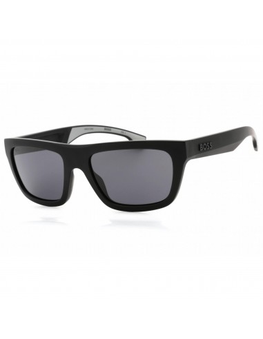 Hugo Boss Men's Sunglasses - Grey Lens Matte Black Grey Frame | BOSS 1450/S 0O6W IR Faites des économies