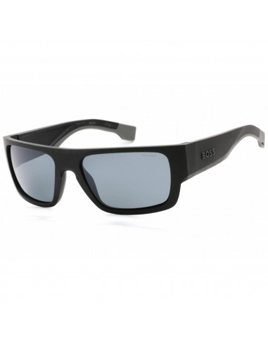 Hugo Boss Men's Sunglasses - Matte Black Grey Rectangular Frame | BOSS 1498/S 0O6W 25 50% de réduction en Octobre 2024