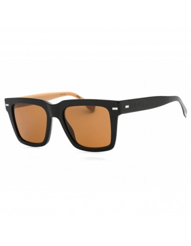 Hugo Boss Men's Sunglasses - Brown Lens Black Rectangular Frame | BOSS 1442/S 0SDK 70 Economisez 