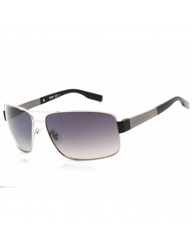 Hugo Boss Men's Sunglasses - Grey Gradient Lens Ruthenium Metal Frame | 0521/S 0OFR 00 basket pas cher