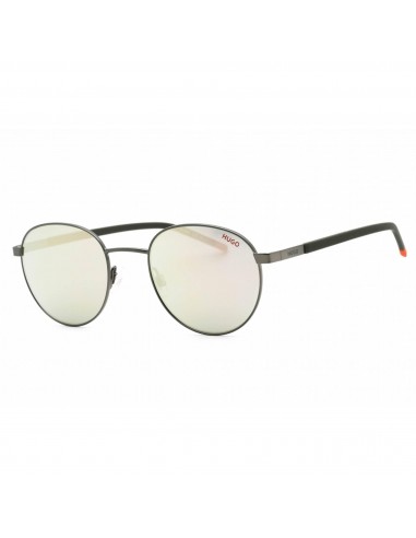 Hugo Men's Sunglasses - Extra White Multilayered Lens Green Frame | HG 1230/S 01ED DC sur le site 