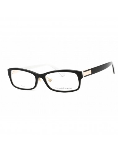 Kate Spade Women's Eyeglasses - Clear Lens Black Ivory Rectangular | Jolisa 09HT 00 JUSQU'A -70%! 