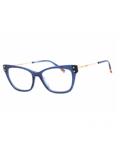 Missoni Women's Eyeglasses - Clear Demo Lens Blue Rectangular Frame | MIS 0045 0PJP 00 ouvre sa boutique