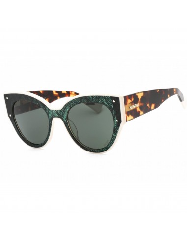 Missoni Women's Sunglasses - Dark Green Havana Cat Eye Frame | MIS 0063/S 0P8J QT de pas cher