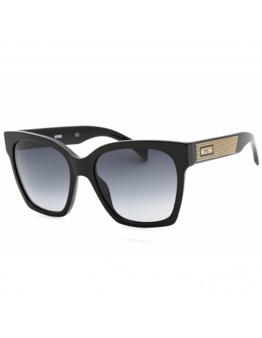 Moschino Women's Sunglasses - Dark Grey Lens Black Rectangular Frame | MOS015/S 807 9O chez Cornerstreet bien 