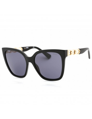 Moschino Women's Sunglasses - Grey Lens Black Rectangular Frame | MOS098/S 0807 IR l'évolution des habitudes 