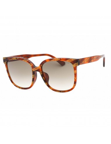 Moschino Women's Sunglasses - Pattern Havana Rectangular Frame | MOS134/F/S 0H7P HA shop